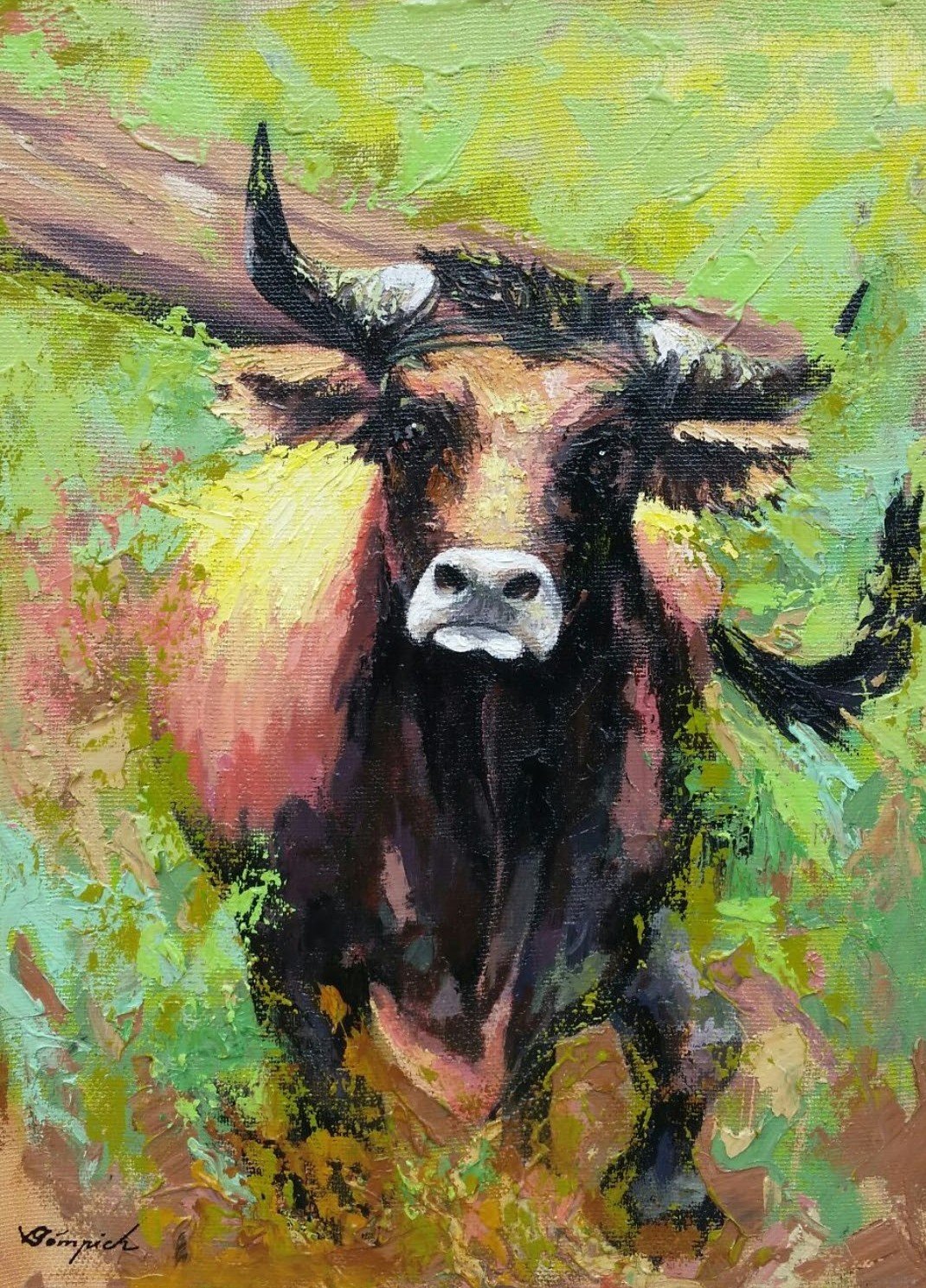 Obra pictórica de Gompich